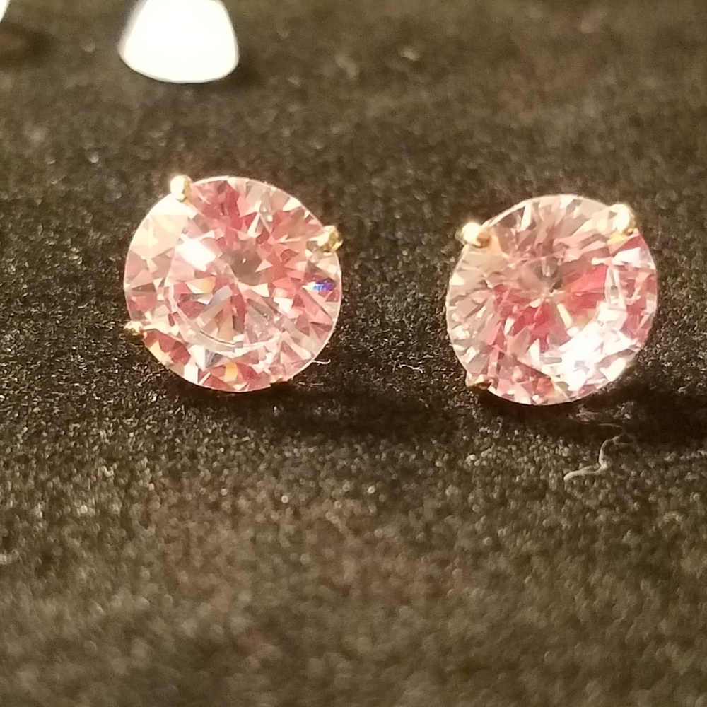 14k CZ stud - Picture 3 of 6